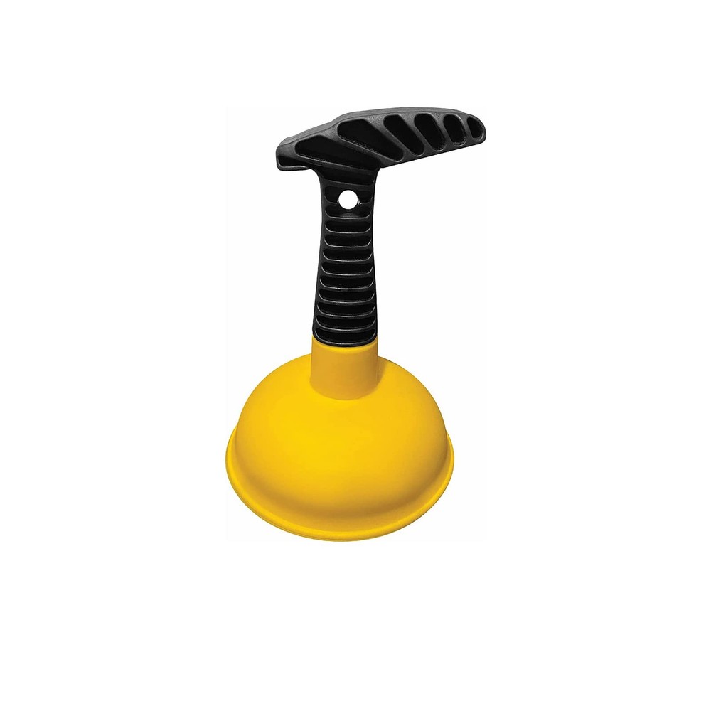 Cuzlarmul Sink Plunger, Easy to use Mini Plunger with Short Handle, Yellow