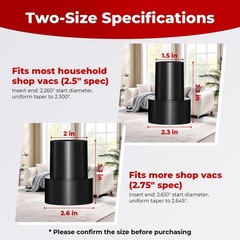 Shop Vac Extractor Kit, Better Hose Kit for Carpet Large, Red/Black
