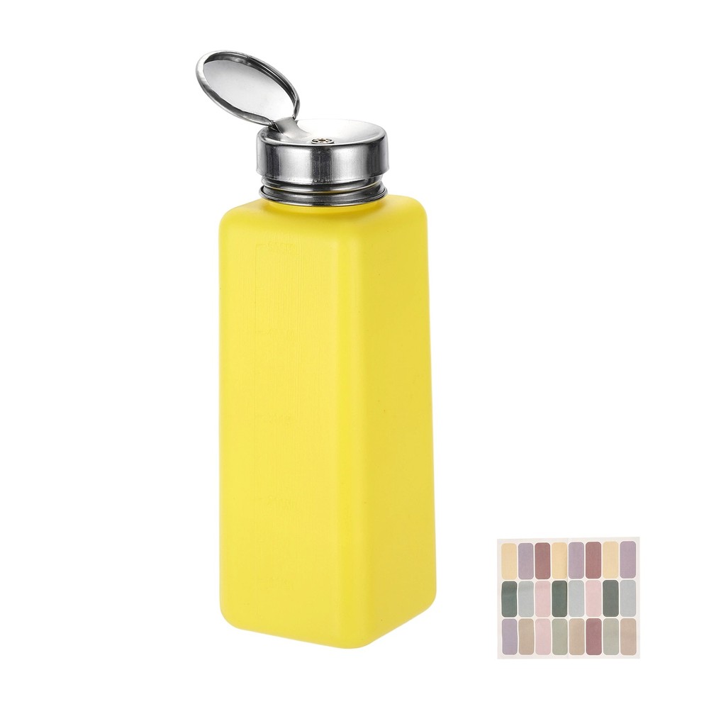500ml/16.9oz Solvent Alcohol Dispenser for Acetone Cleanser, Yellow