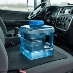7.5L Square Water Container Easy to Clean Purified Water Jug Large Capacity