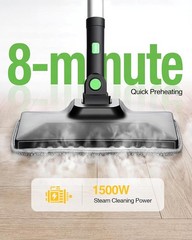 Taskstar Steam Cleaner for Home – 1600ML Heat-Up Portable Steamer for Cleaning