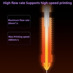 4PCS Quick-Swap Nozzle Kit for K2 SE, K1C, Ender 3 V3, 3D Printer Copper…