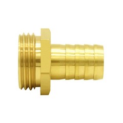 Hooshing 2PCS Garden Hose Male Adapter 5/8″ Barb x 3/4″ GHT