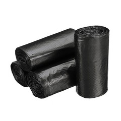 8 Rolls / 240 Counts Small Trash Bags 0.5 Gallon Garbage Bags Black