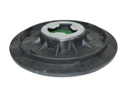 Drive plate with DOM for pads up to 430 mm Columbus E400-S, E402 – full adhesive coating