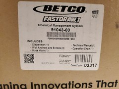 Betco FASTDRAW Chemical Management System Dispenser 91043 NIB NEW NOB FREE SHIP!