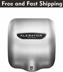 Excel Dryer XLERATOR® XL-SBH Hand Dryer with HEPA Filter-Brushed Stainless Steel