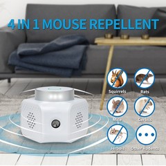 Balkene Home Ultrasonic Rodent Repellent Plug-In Indoor Mice Rats Squirrels