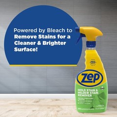 Zep Mold Stain and Mildew Remover – 32 oz (Pack of 32 Fl Oz 4)