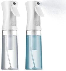 2 Pack Continuous Spray Bottles – Ultra Fine (2-Pack) – 6.8 OZ- 200ml, Clear