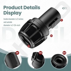 2-1/2 in. Muffler Diffuser Wet/Dry Vac Attachment CMXZVBE38660 in
