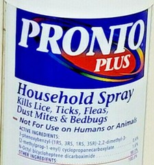 NIX Pronto Plus Household Spray, for Lice Ticks Fleas Dust Mites or Bed Bugs 5oz