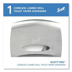 Scott 9601 EZ Load Pro Coreless Jumbo Roll Tissue Dispenser New