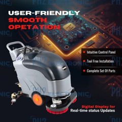 SUNMAX RT50DW 26″ Dual Brushes Self-Propelled Floor Scrubber Dryer Machine