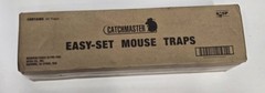 Catchmaster 605P Easy-Set Snap Trap for Mouse Control Pest Plastic Black