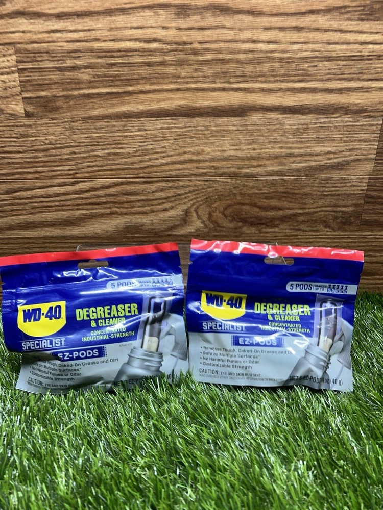 WD-40 Specialist Industrial-Strength Degreaser EZ-PODS 5/CT **LOT OF 2**