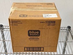 6 new Blue Works #11030 Industrial-Grade Degreaser, 18 oz. Aerosol Spray Cans
