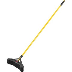 Lot of 2 – Rubbermaid Commercial Maximizer Push to Center Broom Yellow/Black