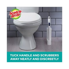 Scotch-Brite 558SK4NP Toilet Scrubber Starter Kit – White/Blue New