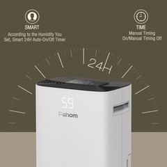 4500 Sq. Ft Dehumidifier with Drain Hose – Ideal for Bedrooms, Basements, Bat…