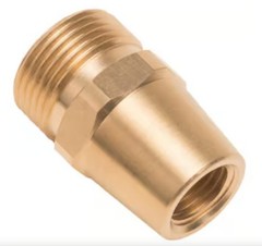 Forney 75118 1/4″ FNPT x M22 Screw Nipple 5800 PSI Male 300 Degree F