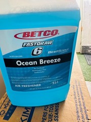4 pack Betco BestScent Air Freshener Ocean Breeze 2L 8/Case Commercial 2314700