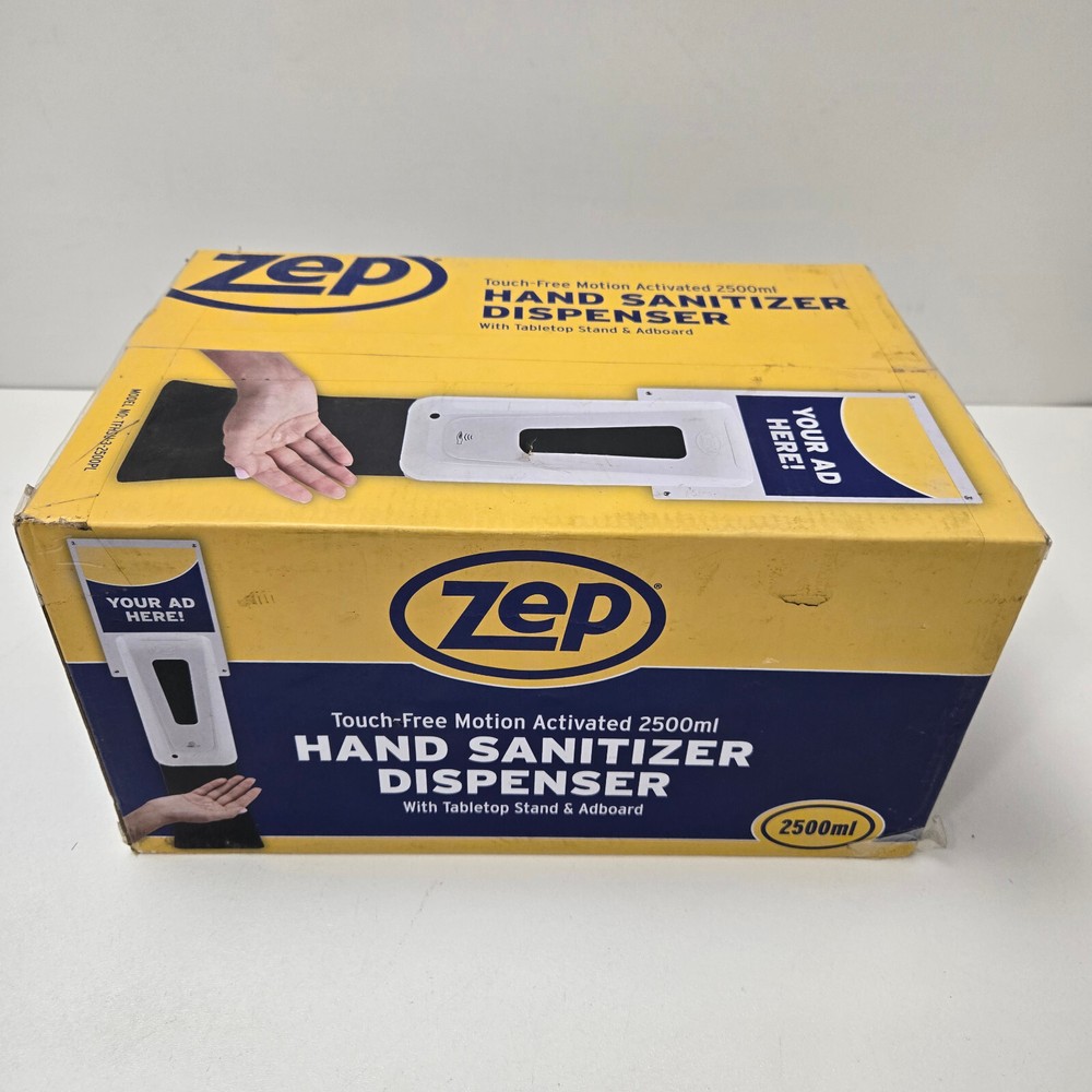 Touch-Free Motion Hand Dispenser 84.54-oz Table Top Stand Zep TFHSU-3- 2500PL