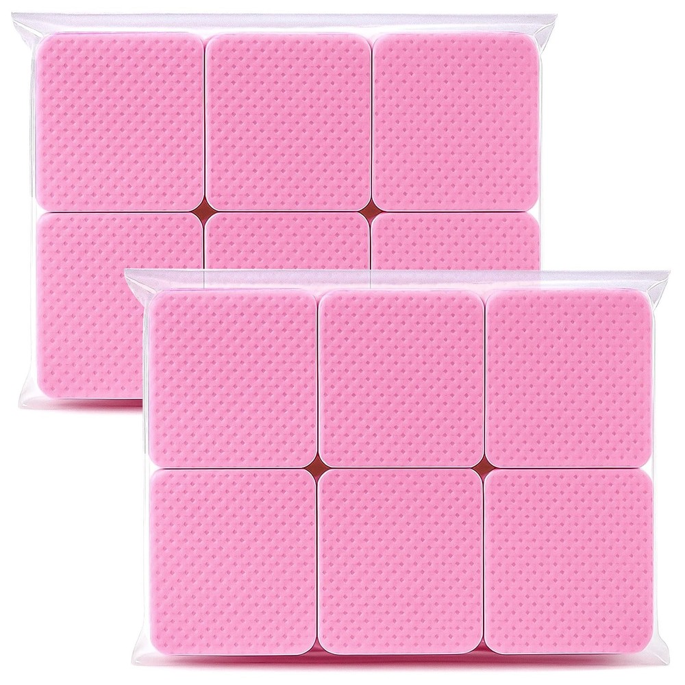 600pcs Lint-Free Non-Woven Nail Cleaning Wipes – Pink Cotton Pads for pink