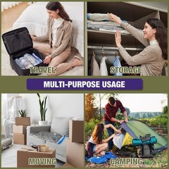 Travel Vacuum Bags with Electric Pump, for Luggage 6S+6XS