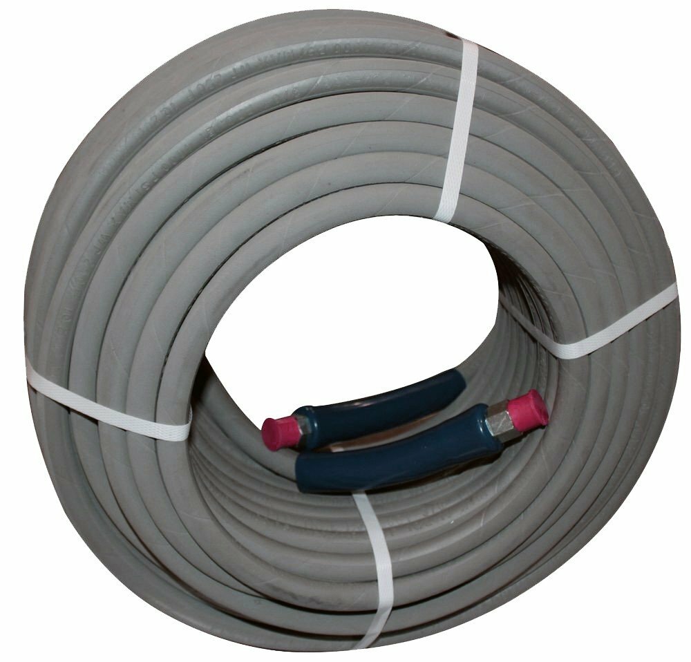 100-Feet Gray Non-Marking High-Pressure Washer Hose 3/8″ x 100′ 4000 psi