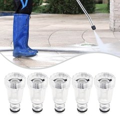 5pcs Pressure Washer Transparent Plastic Water Inlet Filter Replacement Tool New