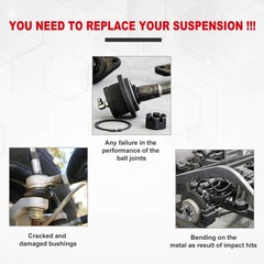 Front Passenger Lower Control Arm Suspension Kit for 2002-2006 Honda CR-V