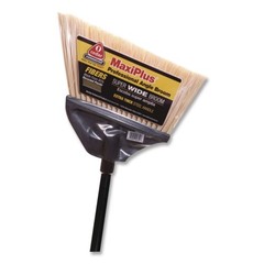 O-Cedar Commercial 91351CT MaxiPlus Prof PS Bristle Angle Brooms – BLK(4/CT)New