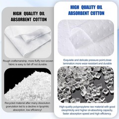 Heavy-Duty Oil Spill Mat – 50 Microfiber Pads, 13″ x 10″ for Ultimate Protection