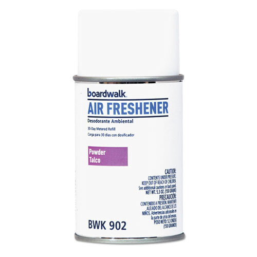 Boardwalk 902 12-Pc. 5.3 oz. Aerosol Air Freshener Refills – Powder Mist New