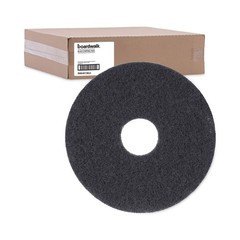 Boardwalk 4013BLA 13 in. Diameter Stripping Floor Pads – Black (5/Carton) New