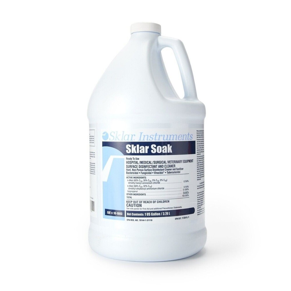 Sklar Instruments Disinfectant Medical Equipment Cleaner 1 Gl (P/N 10-1603)