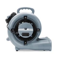 Air Mover Carpet Dryer 3 Speed 1/3 HP Floor Blower Fan Stackable, 2 GFCI Outlets