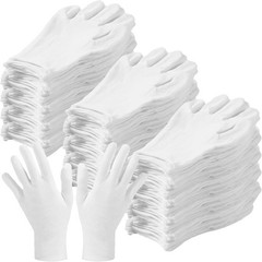 300 Pcs Cotton Gloves Bulk Lar Size for Men Women Inspect