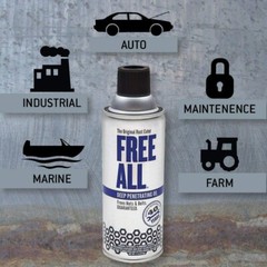 Free All Rust Eater Deep Penetrating Oil 11 Oz Aerosol