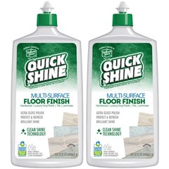 Quick Shine 77777-5 Ultra Gloss Multi-Surface Floor Finish 27 oz. (Pack of 6)