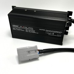 Replacement Battery Charger for NaceCare TTB516 Autoscrubber, 24V 10A, Gray Plug