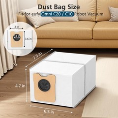 18 pcs Dust Bags for eufy Omni C20 C10 Robot / Bags, /
