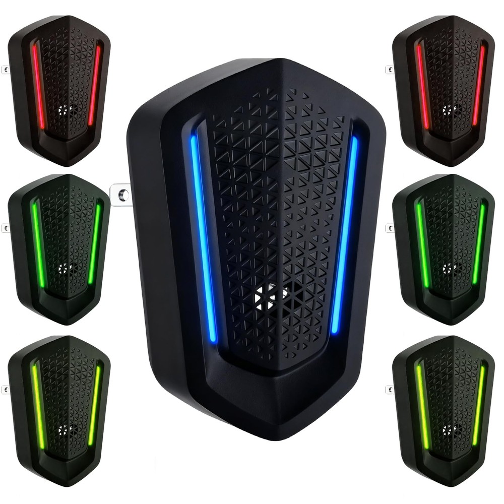 2026 Upgraded Ultrasonic Pest Repeller, Mouse Traps Indoor for 6 Pack, Black