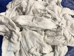 White Terry Towels Cotton Rags 25 lbs. Box – Multipurpose Cleaning Wiping Towels
