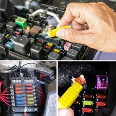 Nilight 372 PCS Car Fuses Assortment Kit Standard Mini LP Micro2 Blade Replaceme