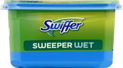Swiffer Sweep + Mop, Wet Pads Refill, Floor 24 Count (Pack of 1), White