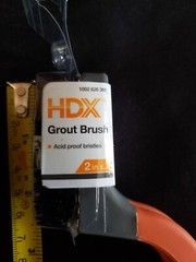 HDX 2” Acid Proof Stiff Bristle Grout Brush 037064141615 NEW ( 1x )