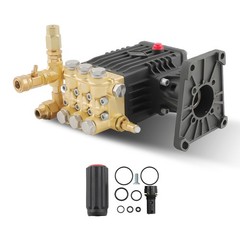 Pressure Washer Pump 4000PSI 4GPM 1.0″ Horizontal Triplex Shaft Water Pump