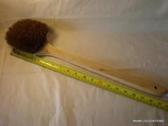 Carlisle 4549300 Sparta HardWood Handle Utility Scrub Brush Palmyra Bristles 20″